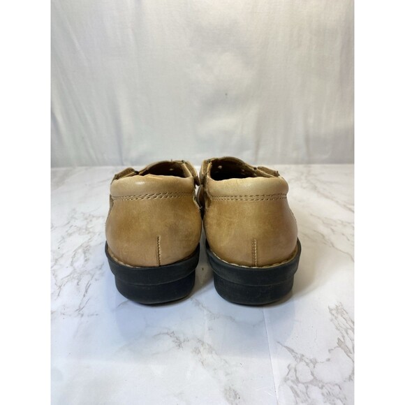 Women's Clarks Bendables Chestnut Leather Mary Jane Loafer Sz. 8M - Picture 4 of 7